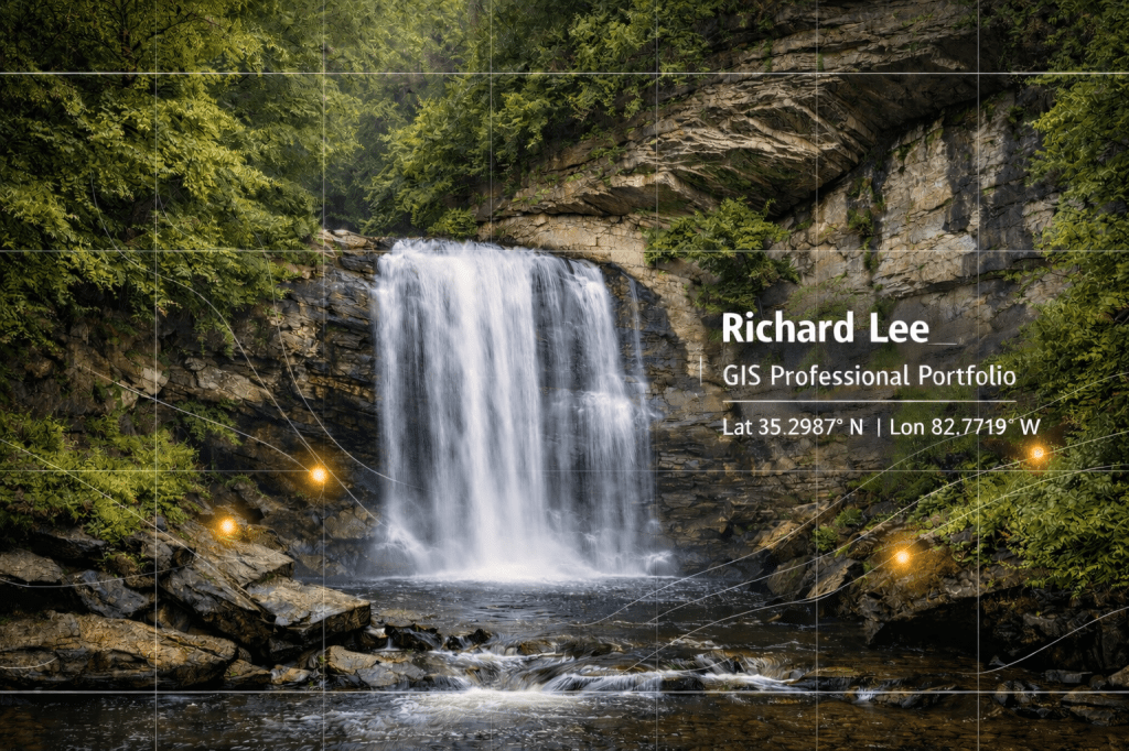 Image of Looking Glass Falls in the Pisgah NAtional Forest